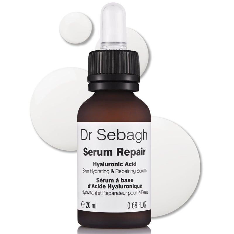 Dr. Sebagh Dr Sebagh Serum Repair (0.68 fl oz) - Award-Winning Hyaluronic Acid Facial Hydrator - Anti Aging & Wrinkle - Skin Moisturizing & Repairing Formula - Collagen Boosting Youthful Glow For Women & Men - Image 2
